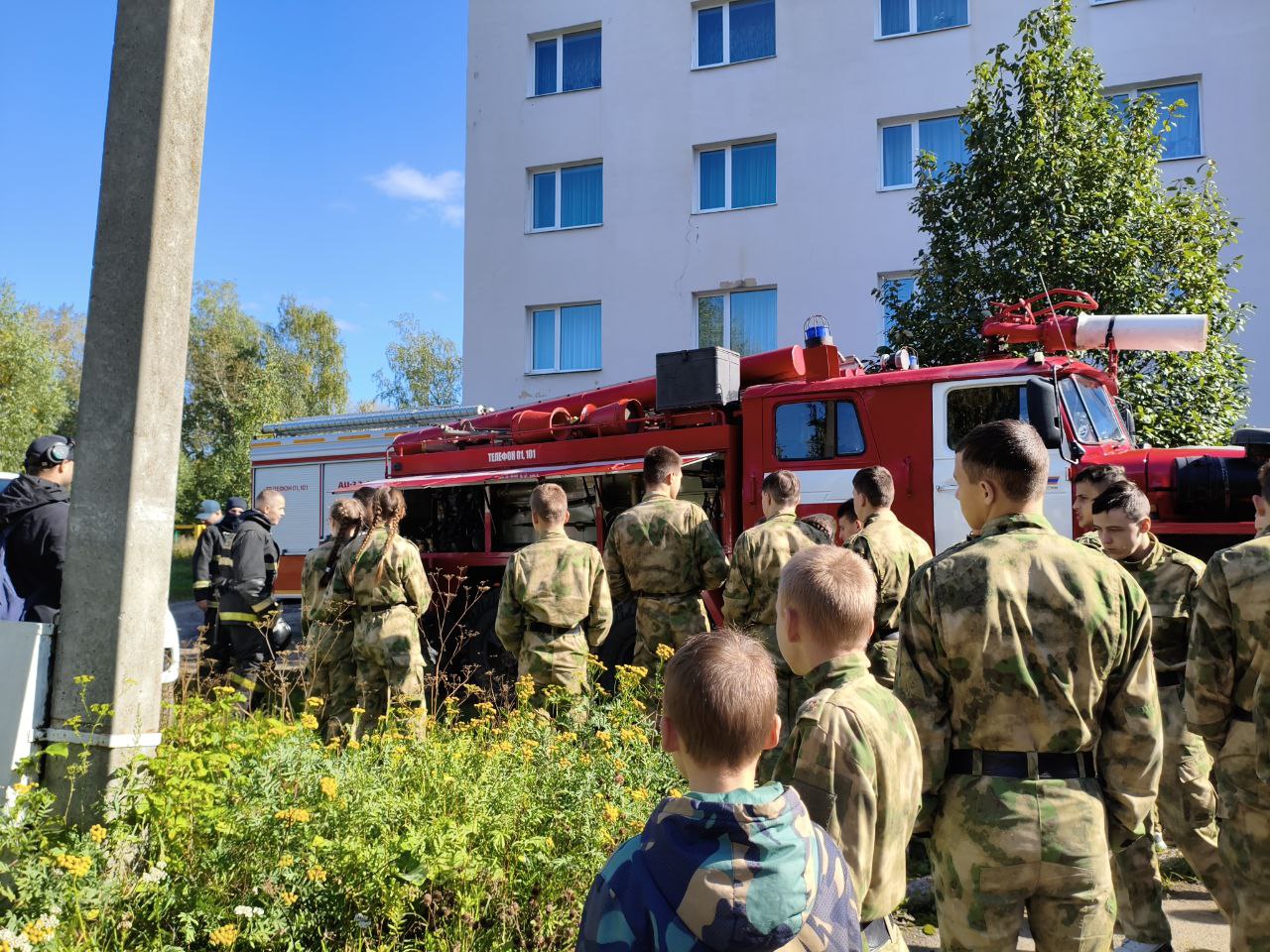 Впервые в Большой пожарной игре приняли участие воспитанники Центра помощи детям.